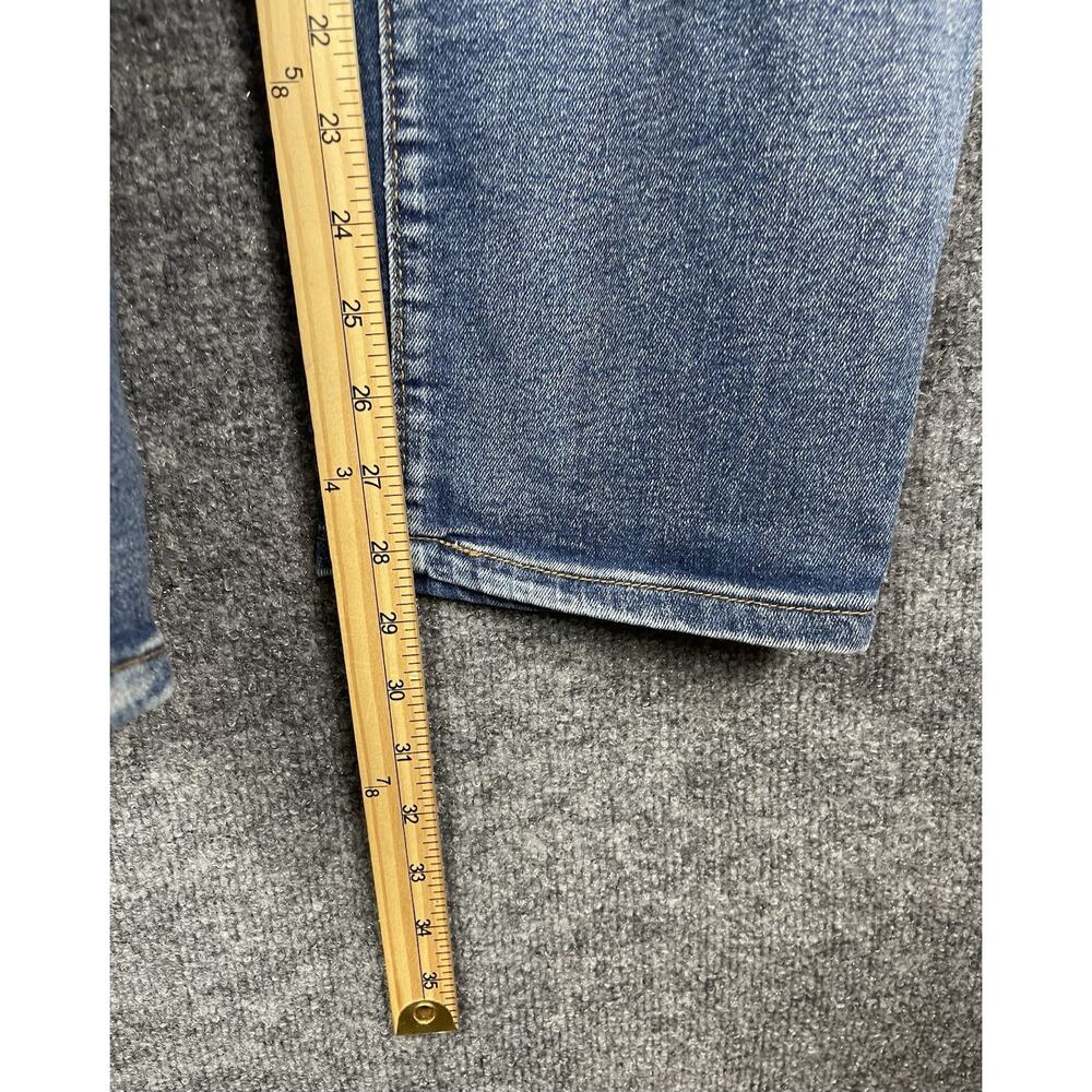 Jessica Jeans Plus Women's 4XL Blue Distressed Tapered Leg - Picture 5 of 8